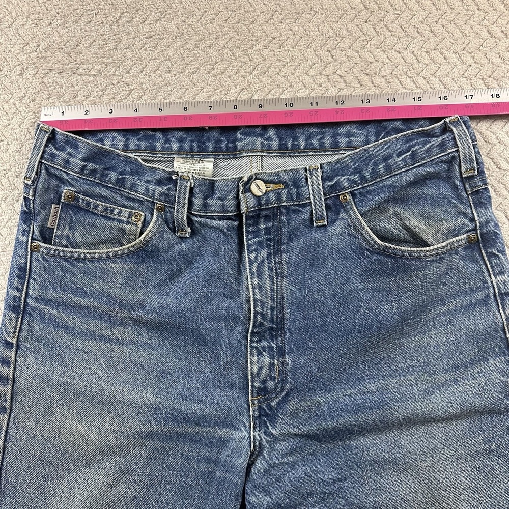 VTG Carhartt Jeans Mens 36x34 Made in USA Jeans Pants Workwear (34x33 Actual) - Picture 3 of 15